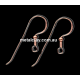 Copper Ear Wire Pair 1 Ball