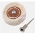 Buffing Wheel Stitched Muslin 5cm includes connecting mandrel 