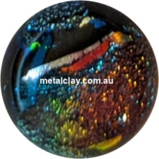 Dichroic Glass Cabochons   -    Azure Island Small